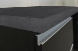 Cucina Grigio Ardesia Grigio Ardesia Con cassetti, Elettrodomestici non inclusi, Modulabile Made in Italy - Attiko
