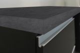 Cucina Grigio Ardesia Grigio Ardesia Con cassetti, Elettrodomestici non inclusi, Modulabile Made in Italy - Attiko
