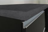 Cucina Grigio Ardesia Grigio Ardesia Con cassetti, Elettrodomestici non inclusi, Modulabile Made in Italy - Fonti