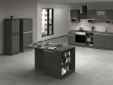 Cucina Grigio Ardesia Grigio Ardesia Con cassetti, Elettrodomestici non inclusi, Set Made in Italy - Arlo