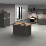 Cucina Grigio Ardesia Marrone Rovere Con cassetti, Elettrodomestici non inclusi, Kit Made in Italy - Appiah