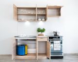 Cucina Marrone Rovere Modulabile Con cassetto, Elettrodomestici non inclusi - Sora