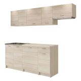 Cucina Marrone Rovere Modulabile Con cassetto, Elettrodomestici non inclusi - Urzulei