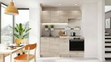Cucina Marrone Rovere Modulabile un Cassetto, un Ripiano - Teano