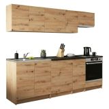 Cucina Marrone Rovere Nodi Con cassetto, Elettrodomestici non inclusi, Modulabile - Camerino