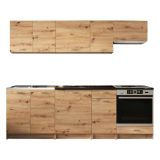 Cucina Marrone Rovere Nodi Con cassetto, Elettrodomestici non inclusi, Modulabile - Camerino