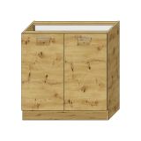 Cucina Marrone Rovere Nodi Modulabile Con cassetto, Elettrodomestici non inclusi - Sora