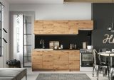 Cucina Marrone Rovere Nodi Modulabile un Cassetto, un Ripiano - Urzulei