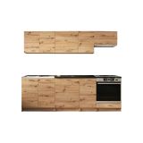 Cucina Marrone Rovere Nodi un Ripiano Modulabile, un Cassetto - Camerino