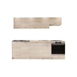 Cucina Marrone Rovere un Ripiano Modulabile, un Cassetto - Camerino