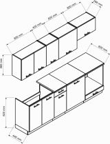 Cucina Nero Antracite Modulabile Con cassetto, Elettrodomestici non inclusi - Miogli