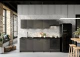 Cucina Nero Antracite Modulabile un Cassetto, un Ripiano - Miogli