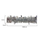Decorazione da Natale Caloy, 1000x8 h8 cm, Argento