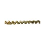 Decorazione da Natale Narda, 2000x7 h7 cm, Oro