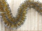 Decorazione da Natale Rutor, Addobbo natalizio, Ornamento da natale, Decorazione festiva, Made in Italy, 1000x7 h7 cm, Oro e Argento