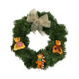 Decorazione da Natale Verde Marrone Colore Struttura Marrone, - Palasio