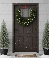 Decorazione da Natale Verde oro Colore Struttura oro, Made in Italy - Angitola