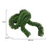 Decorazione da Natale Villaga, 800x8 h8 cm, Verde