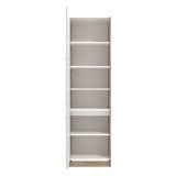 Dispensa da Cucina Beige Marrone Rovere Nodi 5 Ripiani 3 Ante 60x57.5x214.5h cm, 6 Vani - Volvera