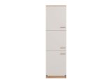 Dispensa da Cucina Beige Marrone Rovere Nodi 5 Ripiani 3 Ante 60x58.5x216h cm, 6 Vani - Saracena