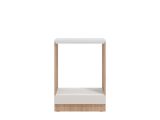 Dispensa da Cucina Beige Marrone Rovere Nodi un Cassetto 2 Ripiani 60x56.5x82h cm, un Vano - Saracena