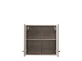 Dispensa da Cucina Beige Marrone Rovere Nodi un Ripiano 2 Ante 60x30x57h cm, 2 Vani - Volvera