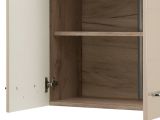 Dispensa da Cucina Beige Marrone Rovere Nodi un Ripiano 2 Ante 60x30x57h cm, 2 Vani - Volvera