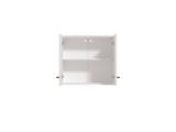 Dispensa da Cucina Bianco Nero un Ripiano 2 Ante 60x30x54h cm, Apertura Battente - Falmenta