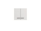 Dispensa da Cucina Bianco Nero un Ripiano 2 Ante 60x30x54h cm, Apertura Battente - Falmenta