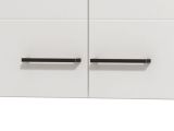 Dispensa da Cucina Bianco Nero un Ripiano 2 Ante 60x30x54h cm, Apertura Battente - Falmenta