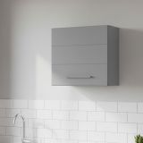 Dispensa da Cucina Grigio un Cassetto un Ripiano 60x30x57h cm, 2 Vani - Moiola