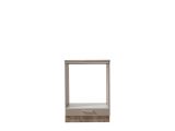 Dispensa da Cucina Marrone Rovere Nodi Beige un Cassetto 2 Ripiani 60x56.5x82h cm, un Vano - Volvera