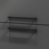 Dispensa multiuso 2 ante 30x165h cm antracite e ardesia - Atrax
