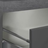 Dispensa multiuso 2 ante 30x165h cm antracite e ardesia - Atrax