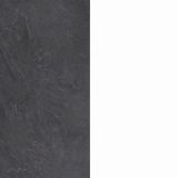 Dispensa multiuso 2 ante 30x165h cm bianco lucido e ardesia - Atrax
