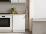 Dispensa piccola verticale 60x90h cm bianco e rovere - Zerna