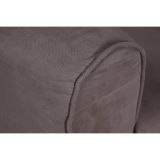 Divano 2 Posti Economico Salvaspazio 125x73x85h cm in Tessuto Grigio Moderno Imbottito per Piccoli Appartamenti e Ufficio con Braccioli – Andreia