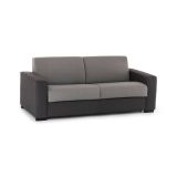 Divano 2 posti grigio e antracite 180x95x90h cm - Azzurrite