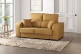 Divano 2 posti ocra 160x80x95h cm - Asazi