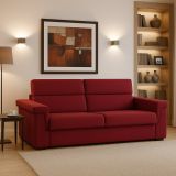 Divano 2 posti rosso 205x95x100h cm - Flaibano