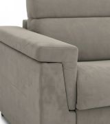Divano 2 posti tortora 185x95x100h cm - Lapio