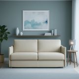 Divano 3 posti beige 200x95x90h cm - Severo