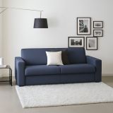 Divano 3 posti blu 220x95x90h cm - Ayta