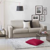 Divano 3 posti tortora 220x95x90h cm - Ayta
