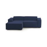 Divano 4 posti blu 240x170x70h cm - Assurte