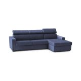 Divano 4 posti blu 260x95x85h cm - Angera