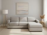 Divano 4 posti grigio 260x95x90h cm - Assobasso