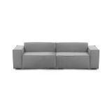 Divano ad angolo grigio 260x95x70h cm - Argo