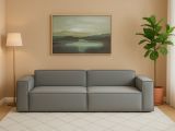 Divano ad angolo grigio 260x95x70h cm - Argo