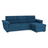 Divano angolare blu 285x160x100h cm - Ceto